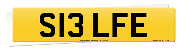Registration number S13 LFE